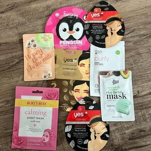 Bundle of 7 Face Masks & 1 Lip Mask